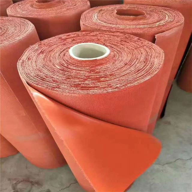 Tela de fibra de vidrio recubierta de caucho de silicona